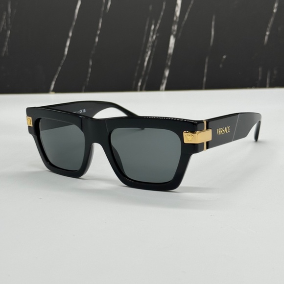 NEW VE4464 GB1/87 VERSACE BLACK MOD 4464 GB1/87 UNISEX SUNGLASSES VE4464 GB187 main image 11